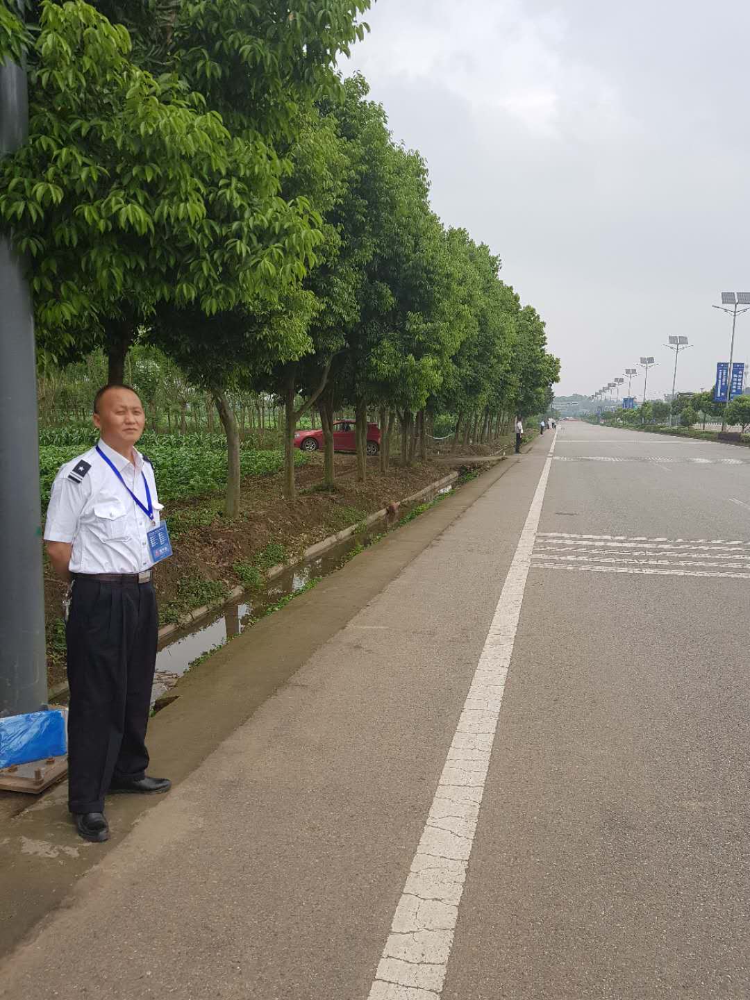 參與世界杯鐵人三項(xiàng)比賽的秩序維護(hù)工作  2019